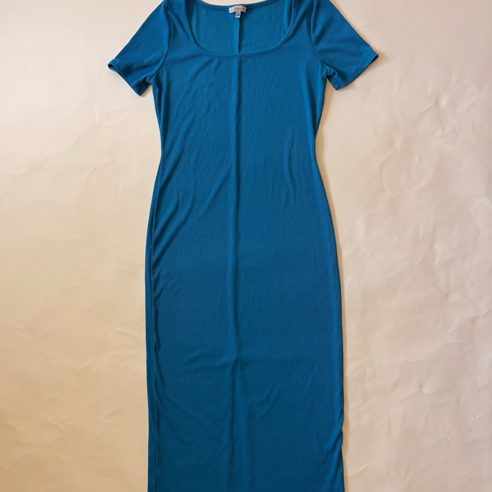 Elegant Blue Women's Dress